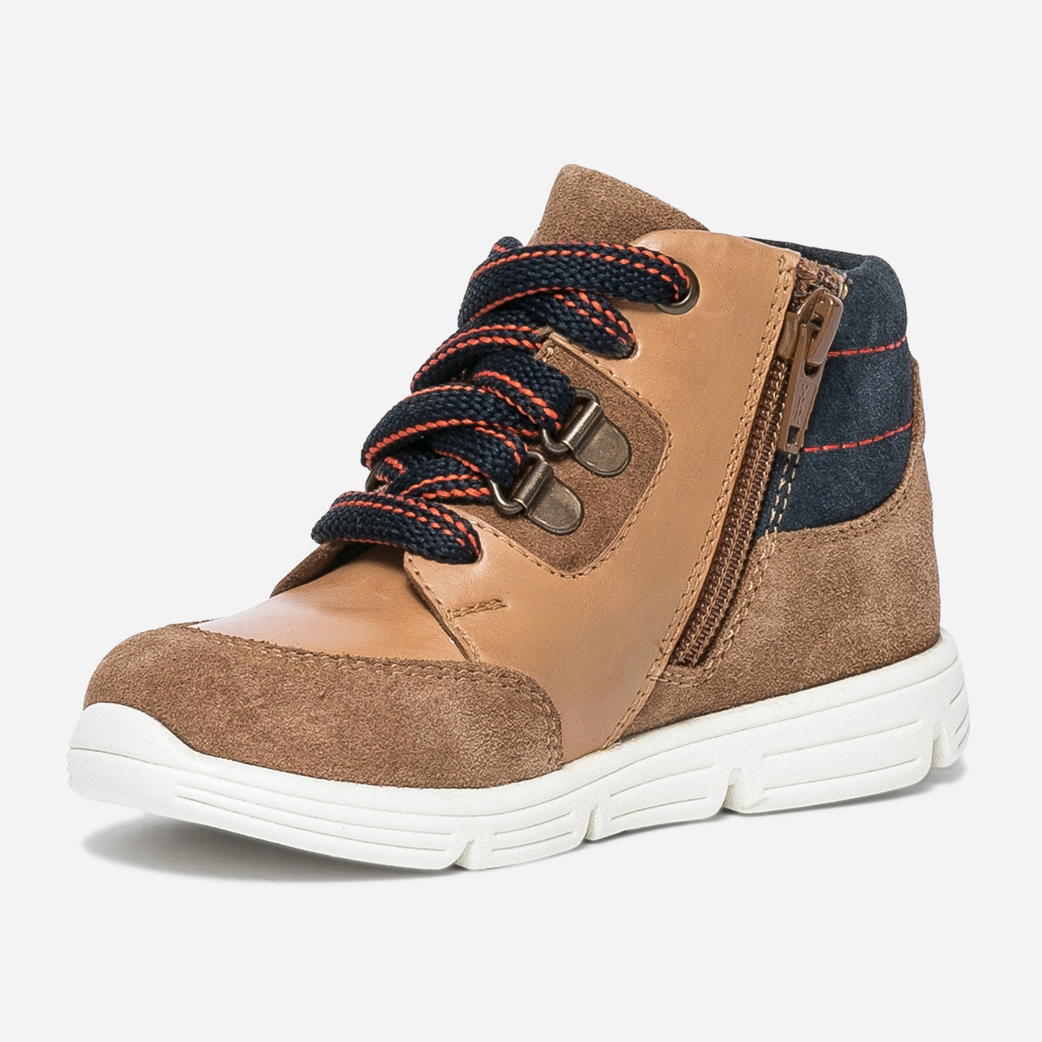 Boots à lacet BUGGY camel en cuir