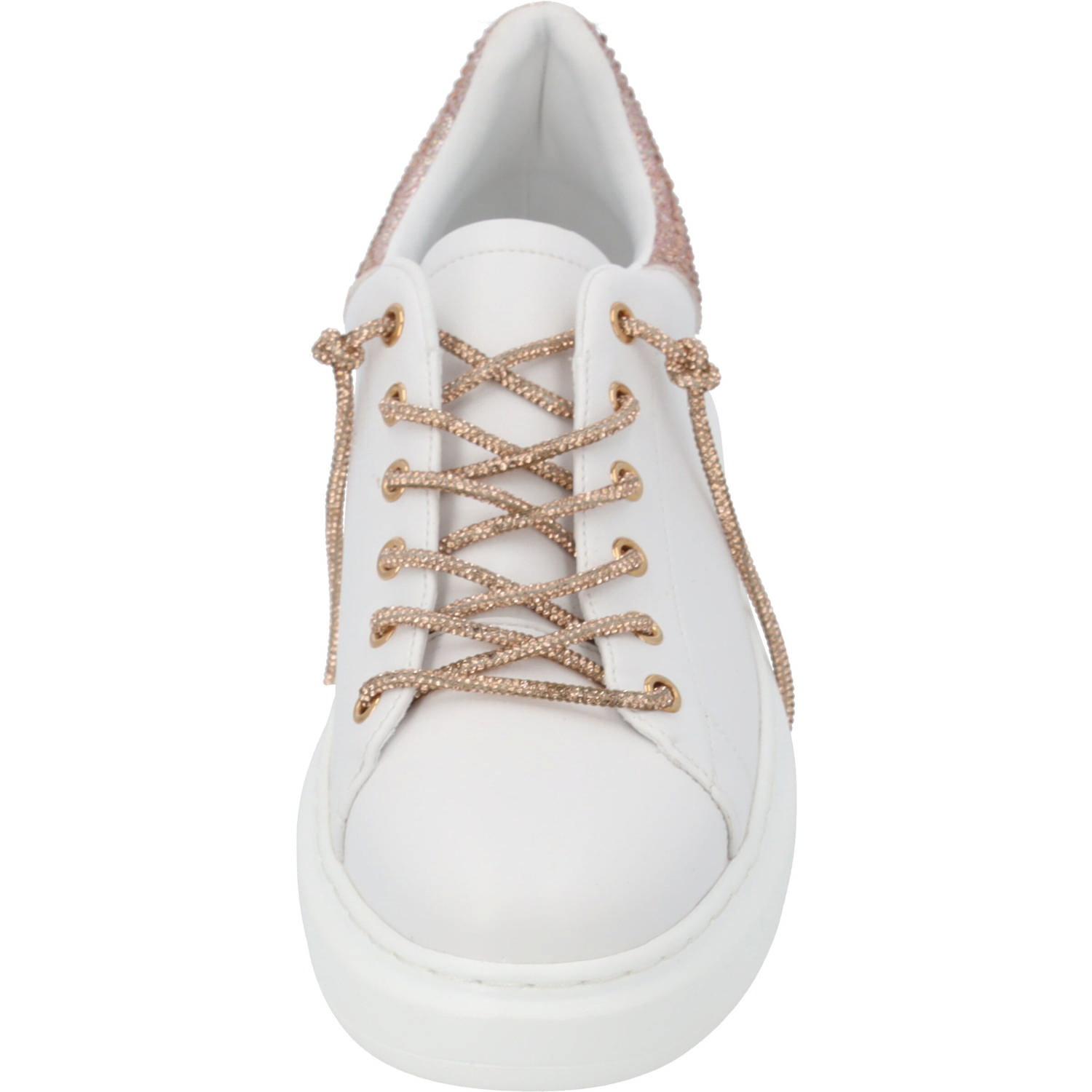 Palado Rugu by Sila Sahin, Sneakers Low, Damen, Weiß/Rosegold