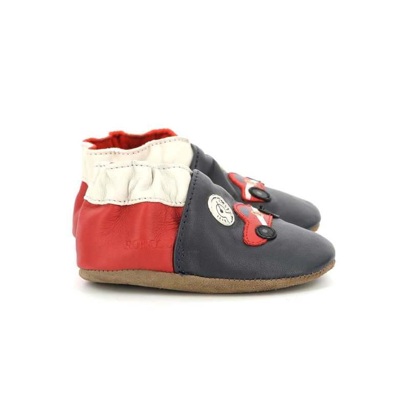 Chaussons cuir tannage vegetal Chrono Driving