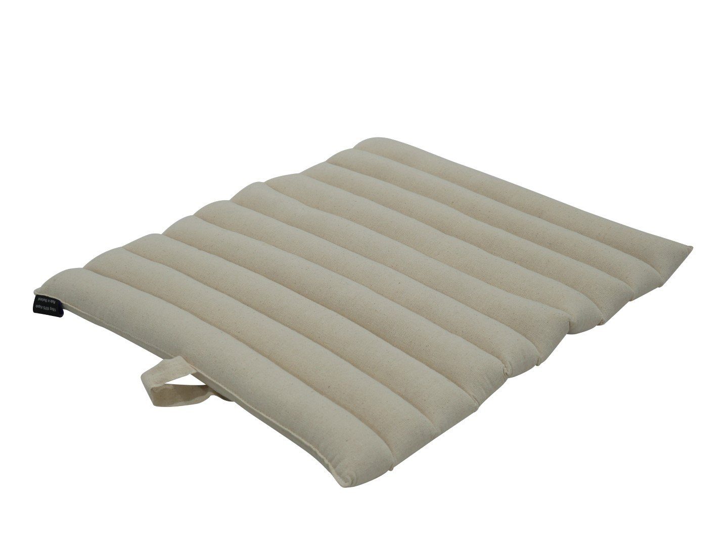 my Hamam Yogakissen Meditations-Set Kissen Zafu u. Yogamatte Zabuton, beige, angenehm, weich, unterstützend