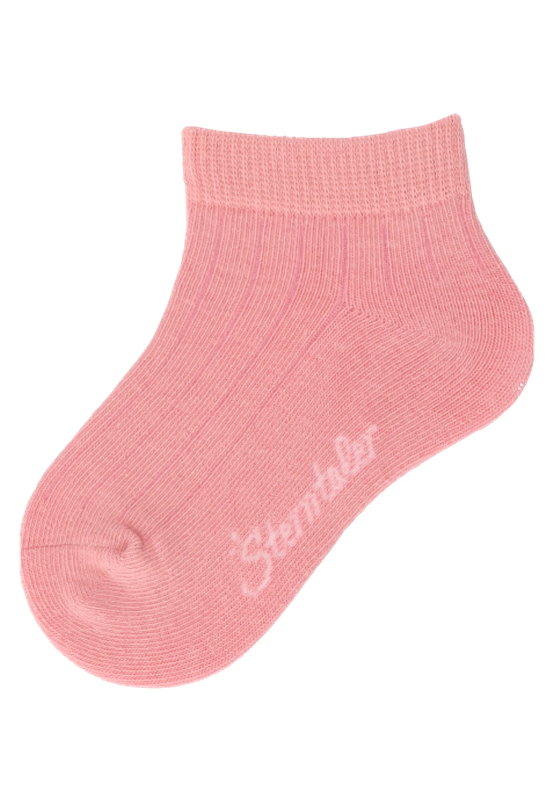 Socken im 3er Pack mit Rippenoptik in versch. Farben