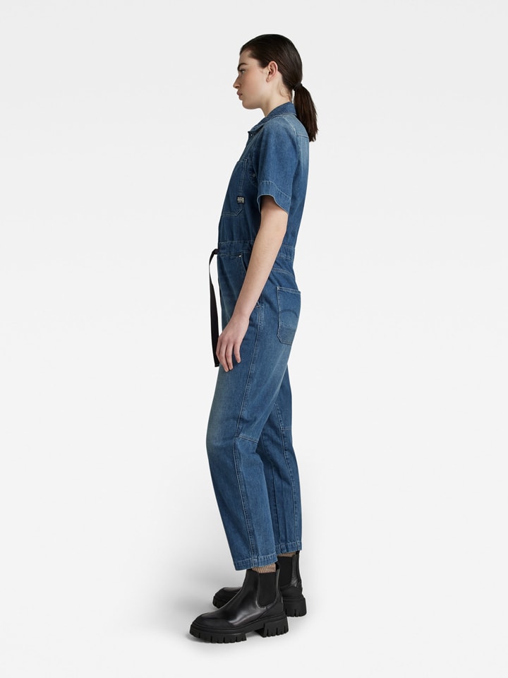 G-Star Jeansjumpsuit in Blau günstig kaufen