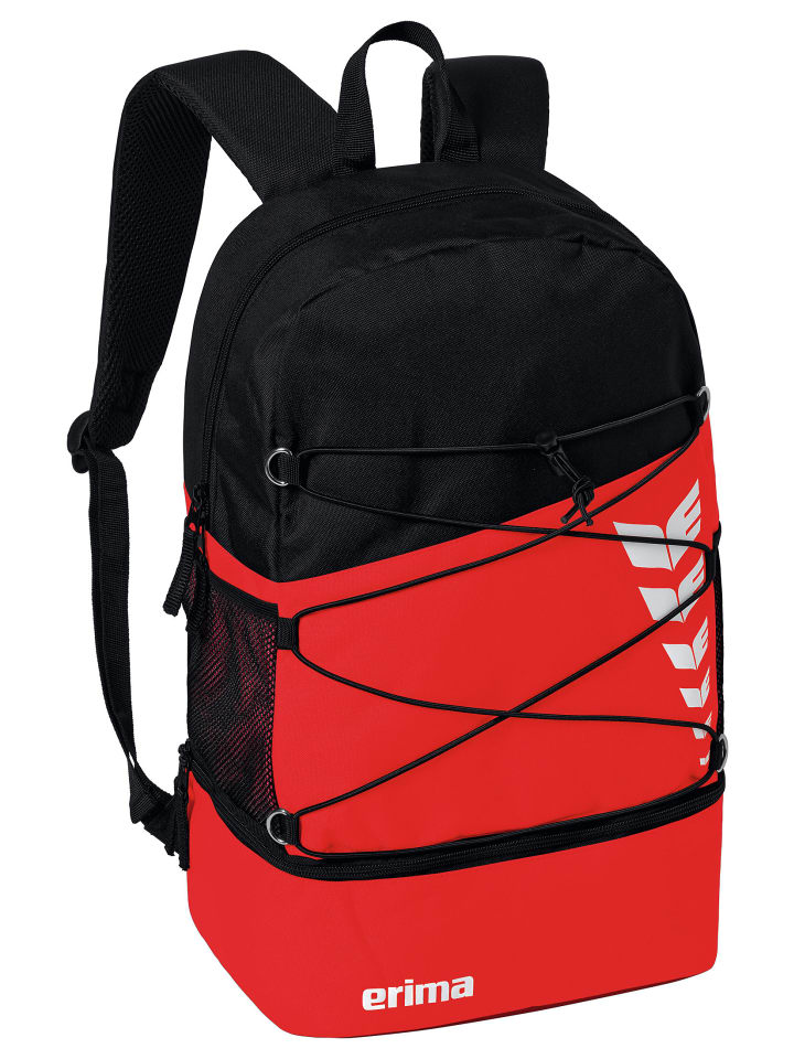 erima Six Wings Rucksack in rot/schwarz günstig kaufen onesize