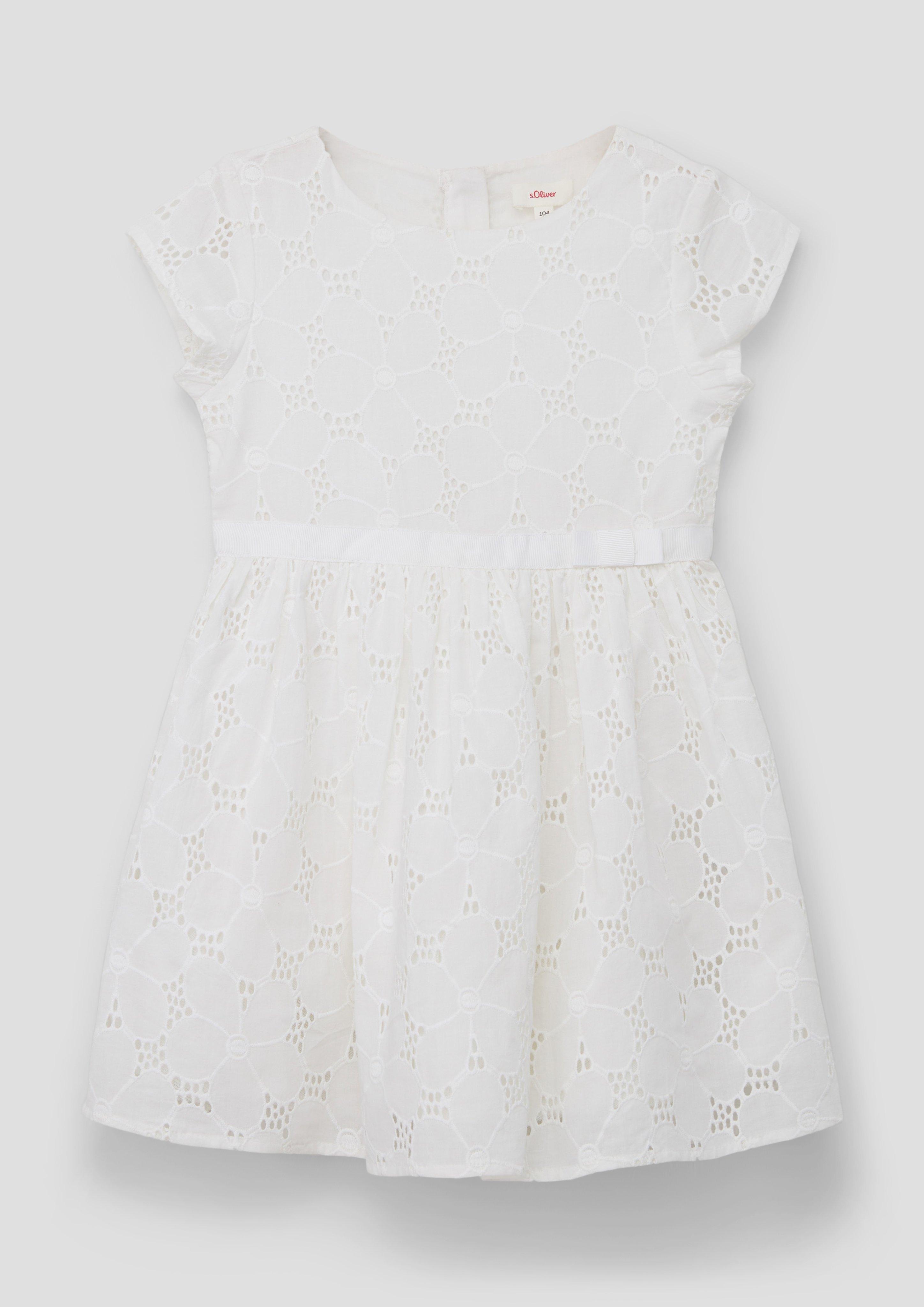 Festliches Kleid aus Lochspitze  2140050-0100