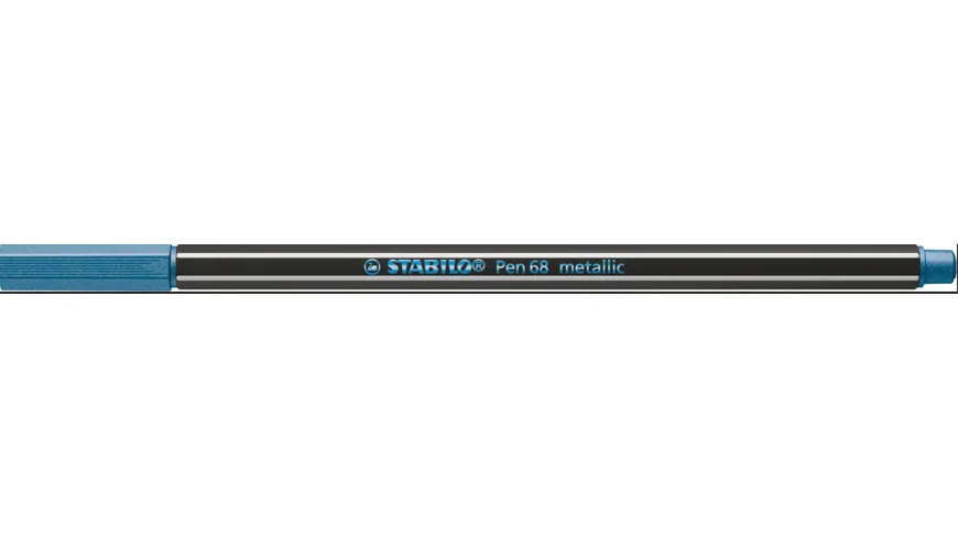 STABILO® Premium Metallic-Filzstift - STABILO Pen 68 metallic - Einzelstift - metallic blau metallic blau