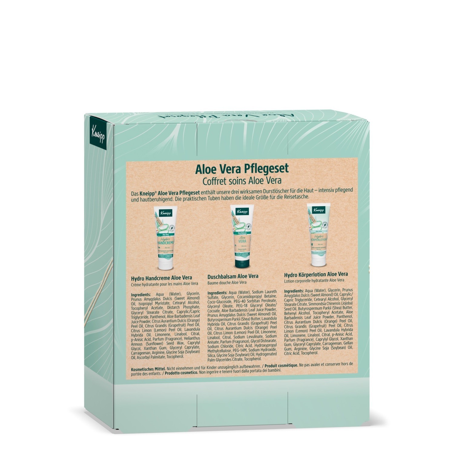 Geschenkpackung Aloe Vera Pflegeset