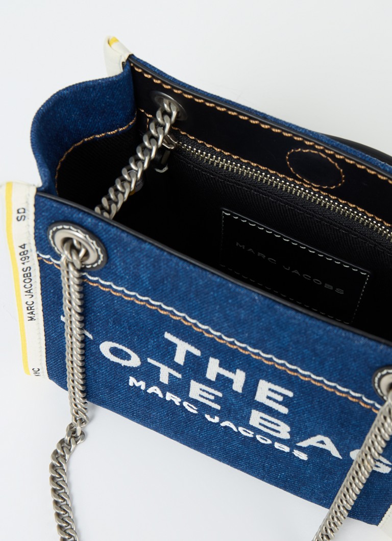 Marc Jacobs The Mini Tote -farkkulaukku logolla