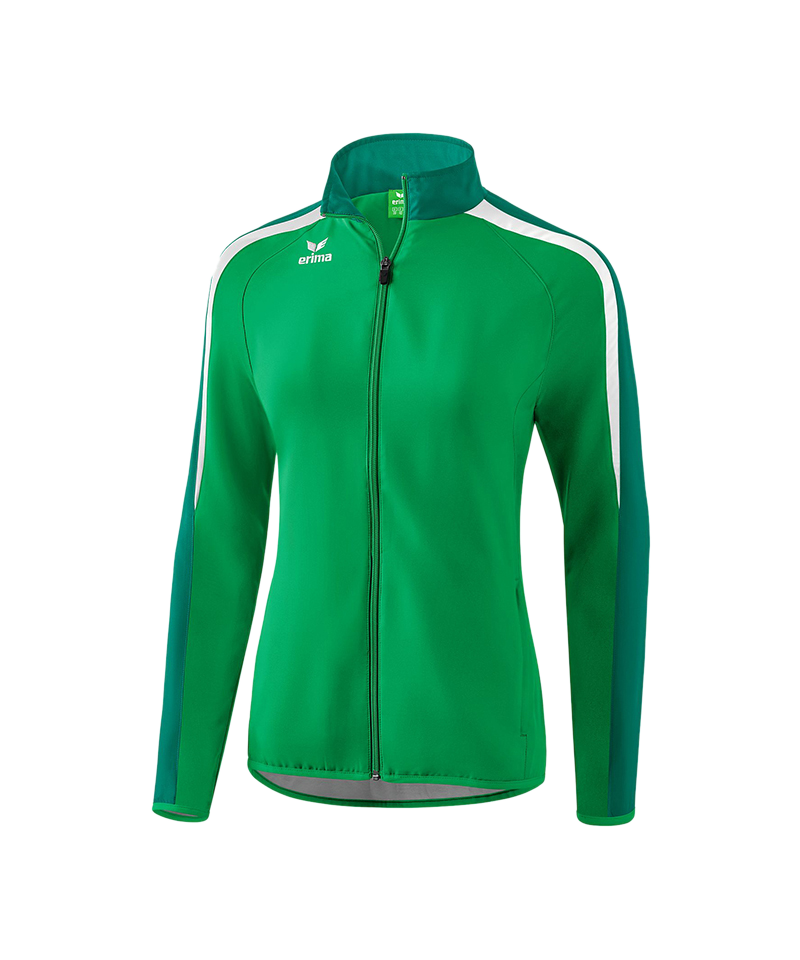 Erima Liga 2.0 Präsentationsjacke Damen Grün Weiss
