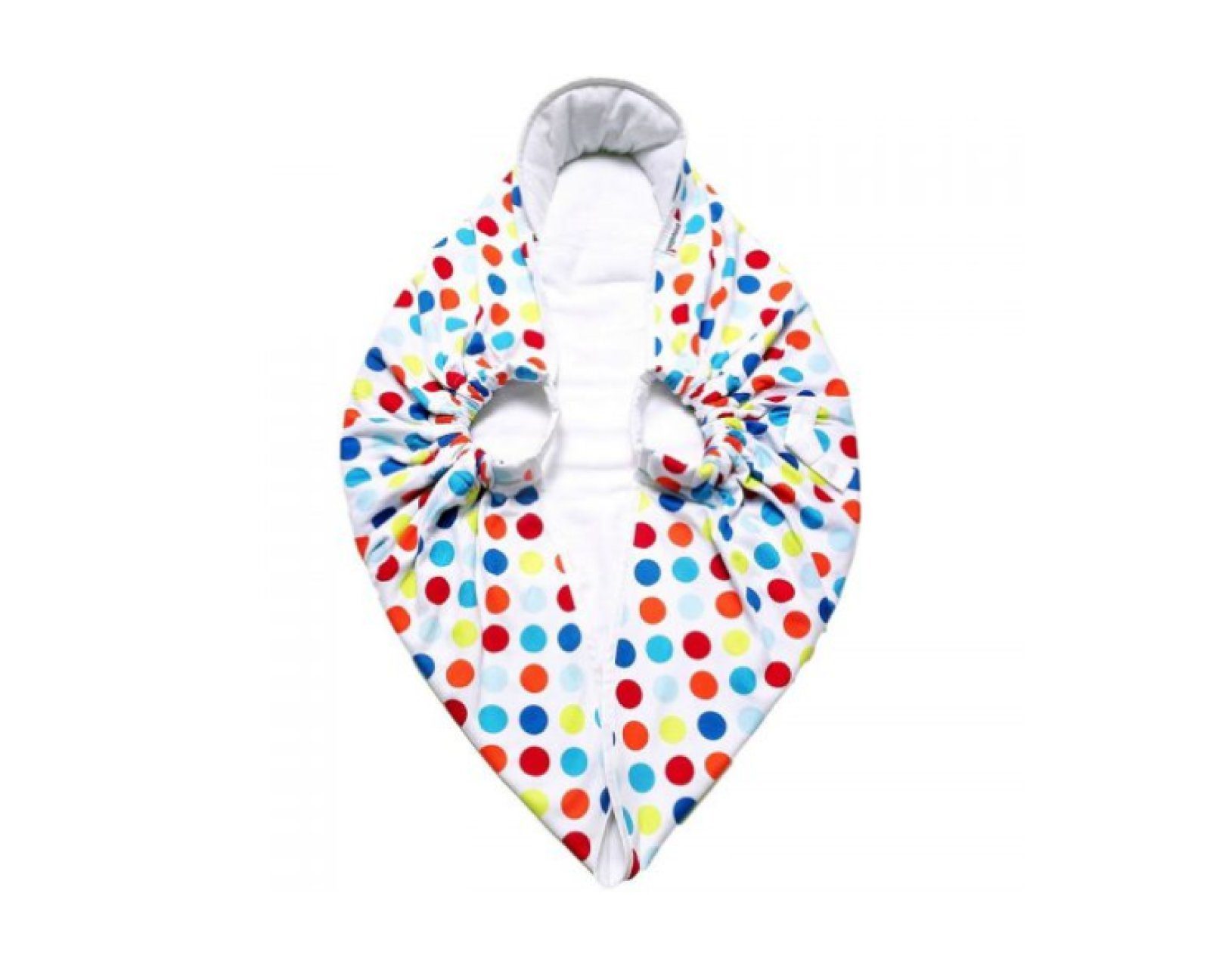 Snugglebundl Babytrage Funky Spots mit stützender Funktion im Kopf- und Nackenbereich