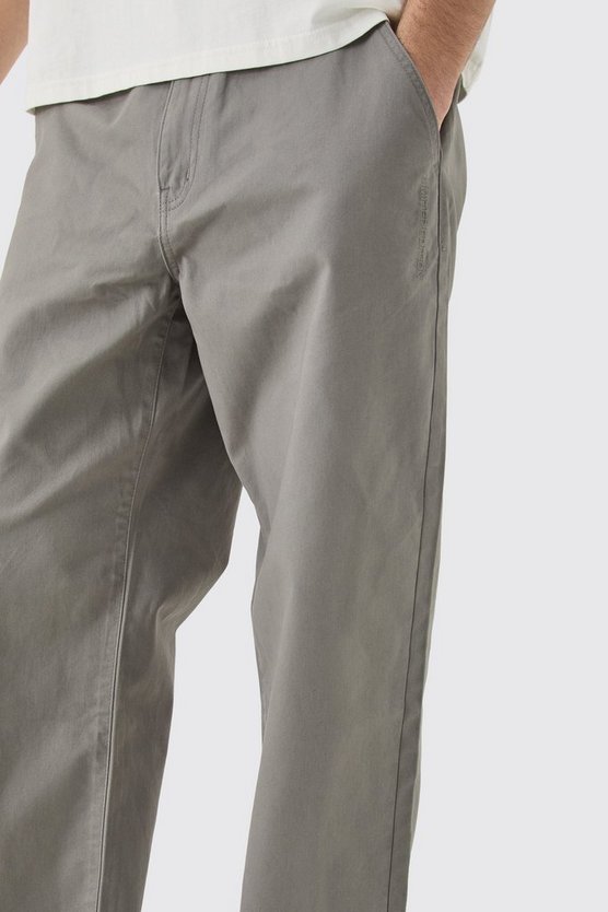 Kurze Chino-Hose mit Skate-Print