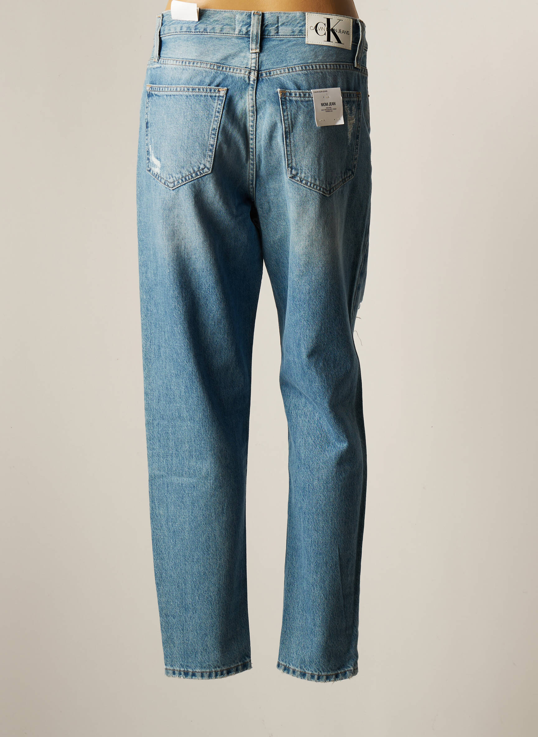 Calvin Klein Jeans Coupe Droite Femme couleur bleu