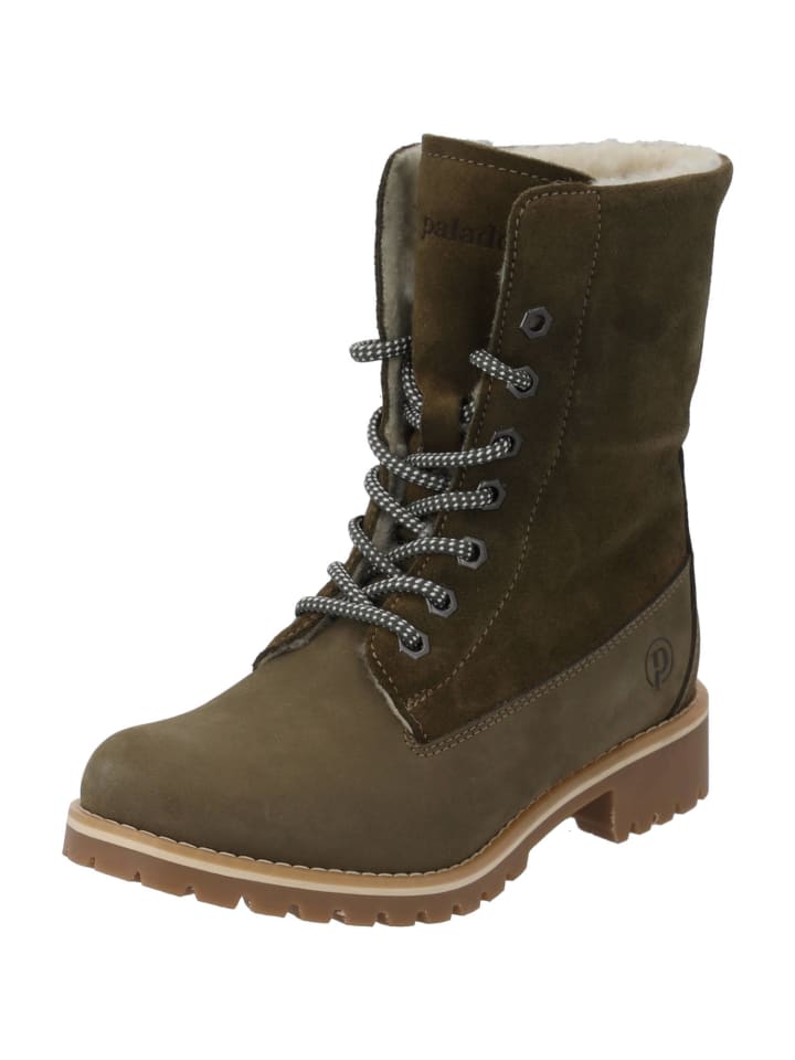 palado Schnürstiefel in olive günstig kaufen