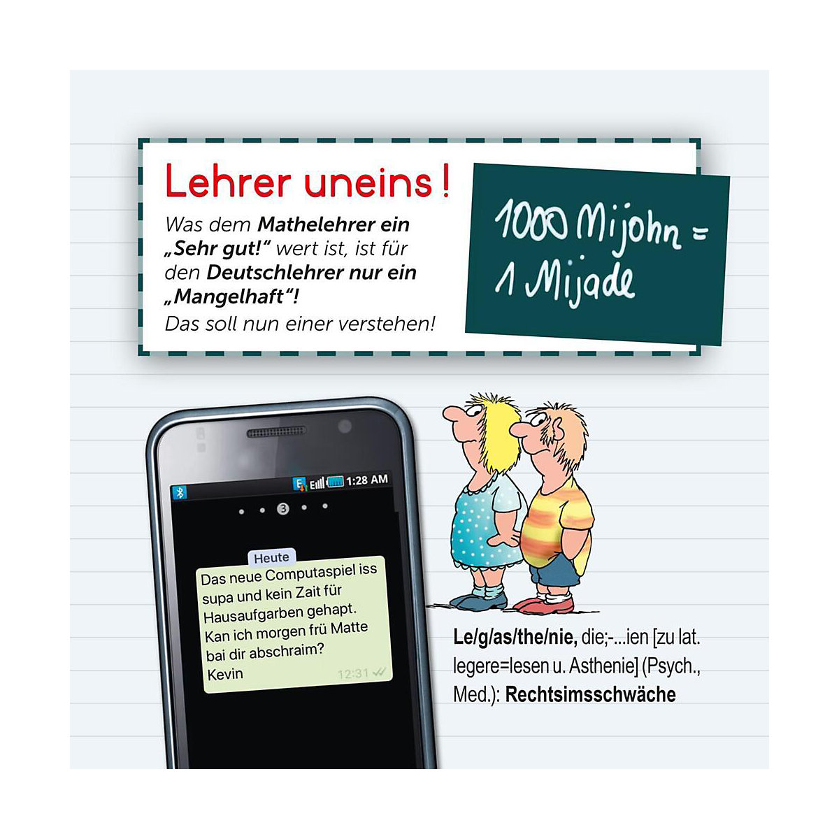 In der Schule!
