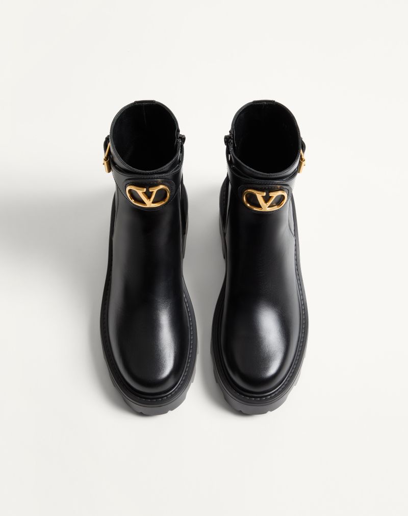 Bota VLogo Signature em couro de bezerro 55 mm