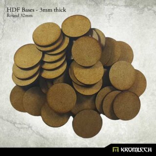 HDF Bases Round 32mm (40)