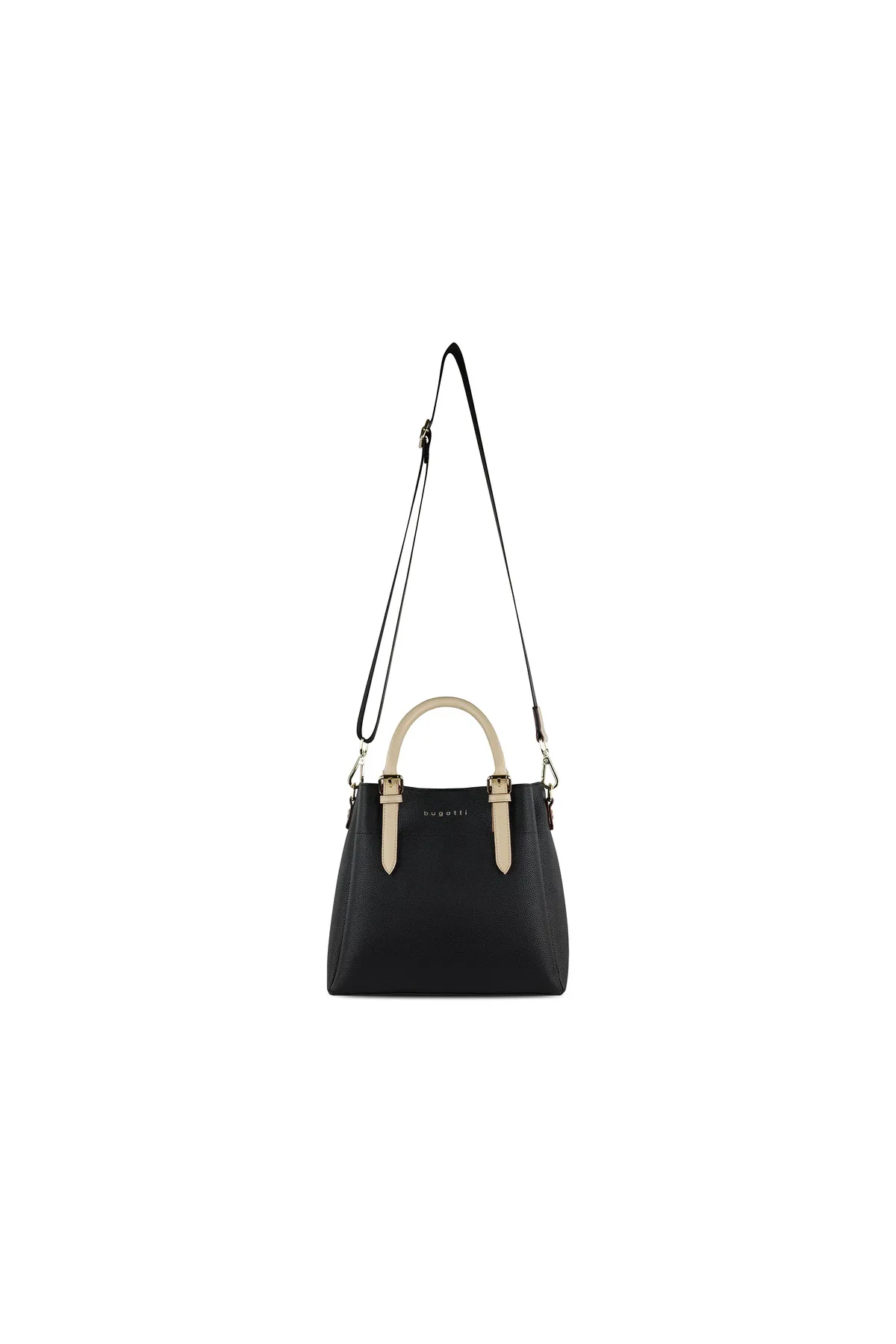 BUGATTI  Handtasche - Schwarz - Strukturiert