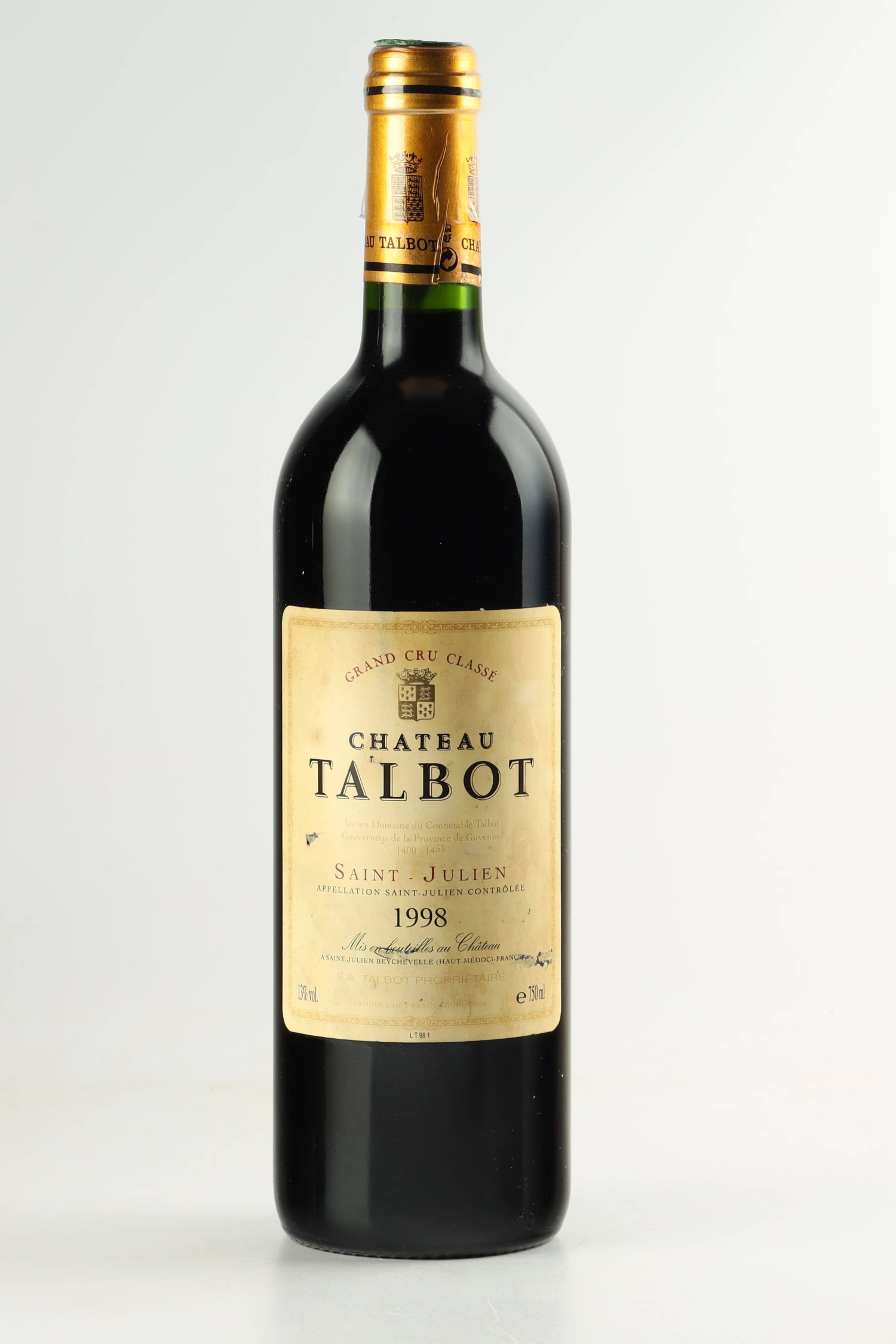 Château Talbot 1998, Saint Julien