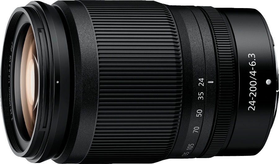 Nikon NIKKOR Z 24–200 mm 1:4–6,3 VR Objektiv, (INKL. HB-93, CL-C1)