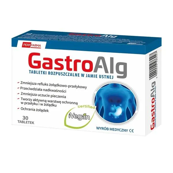 Gastroalg, Priprema za hiperaciditet i refluks, Tablete za oralnu rastvorljivost