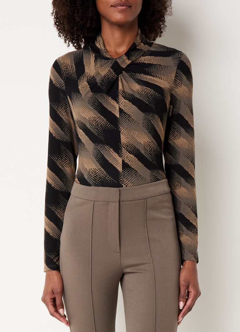 Taifun Top with graphic print