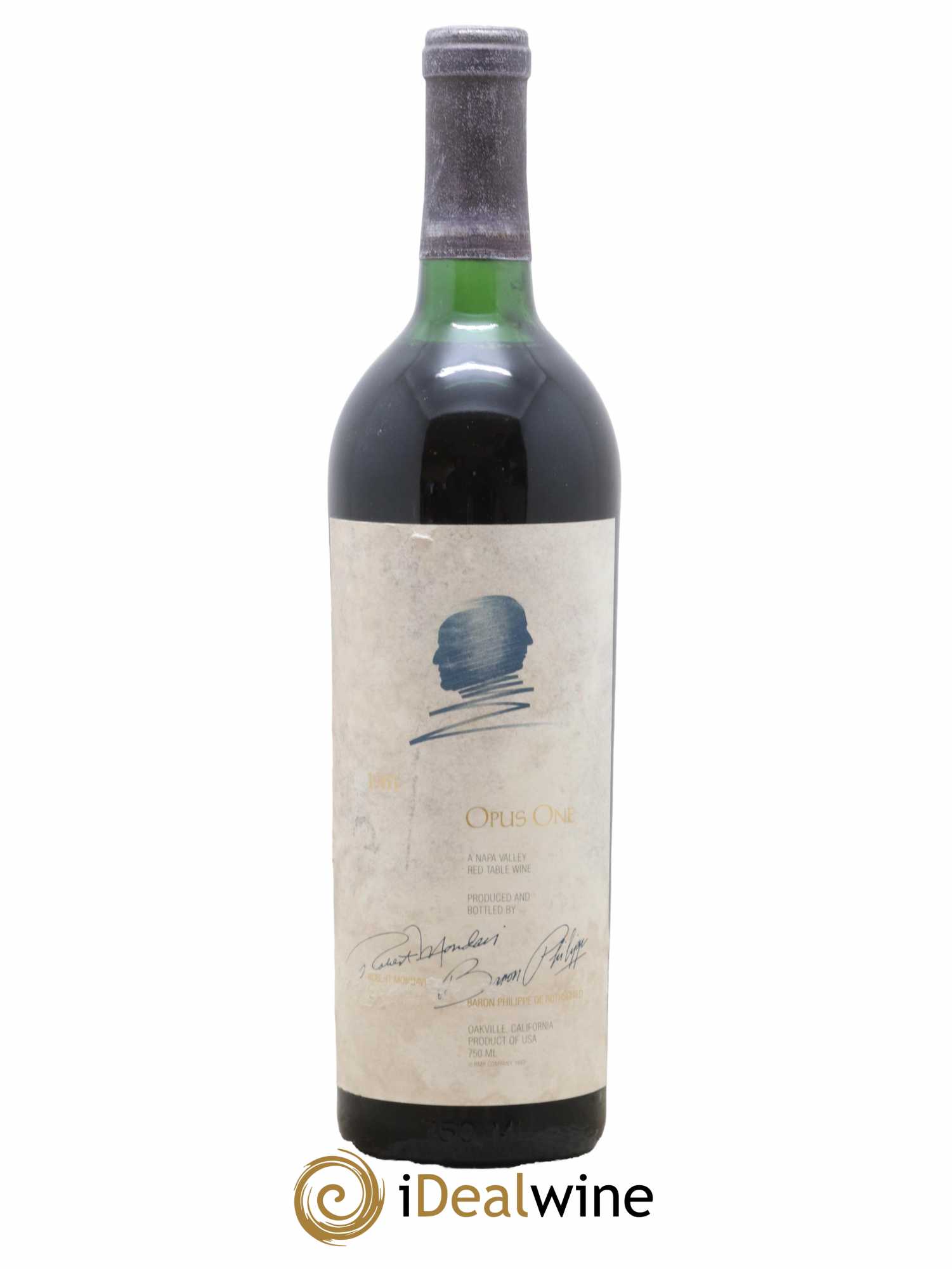 Napa Valley Opus One Robert Mondavi  1981 - Lot de 1 Bouteille