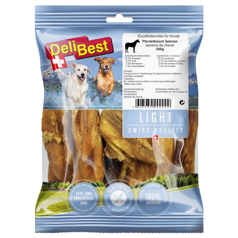 DeliBest Light Pferdesehnen