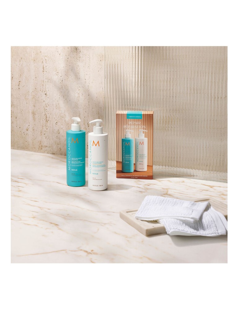 Kit de îngrijire a părului Moroccanoil Repair Duo