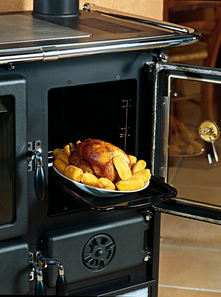 La Nordica Festbrennstoffherd ROSETTA, 7,2 kW, Zeitbrand