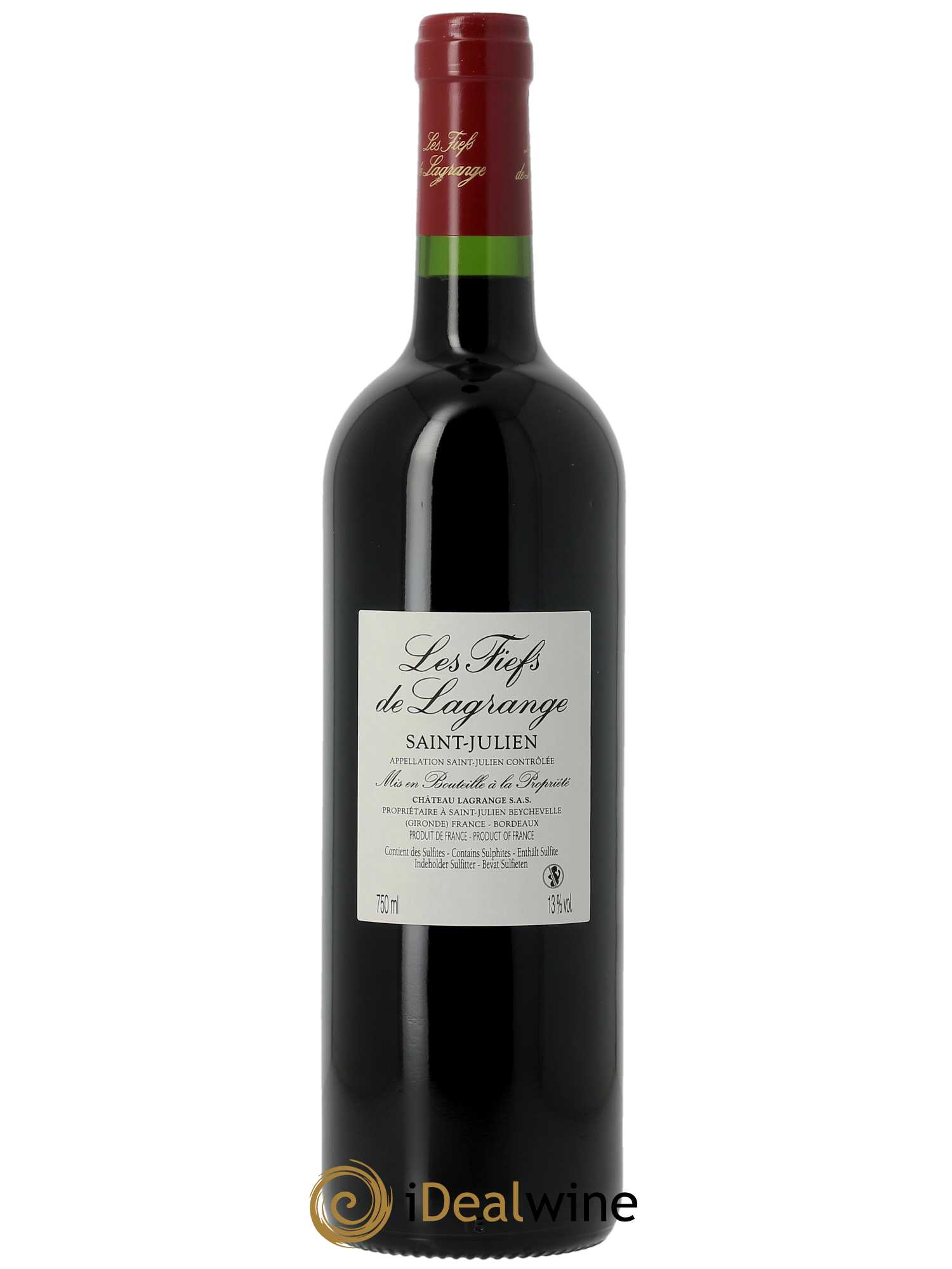 Les Fiefs de Lagrange Second Vin (CBO à partir de 6 bts) 2021 - Lot de 1 Bouteille