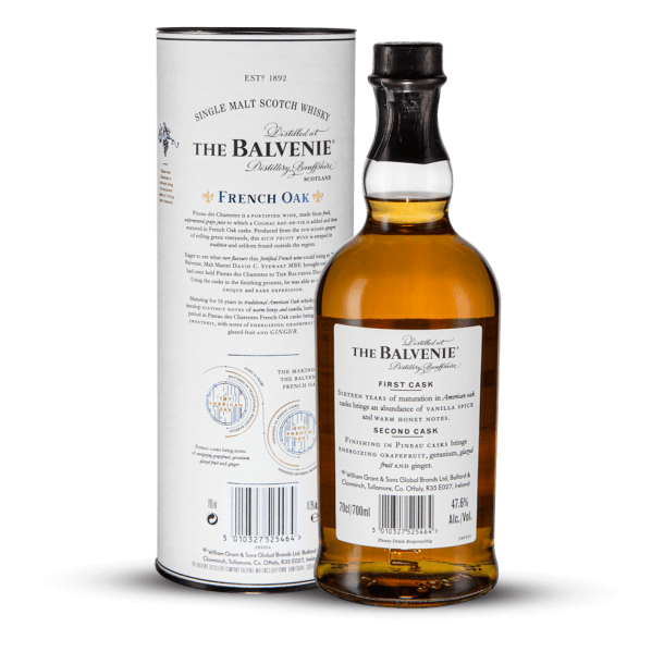 The Balvenie 16 ans French Oak Pineau Cask 47,60% + étui