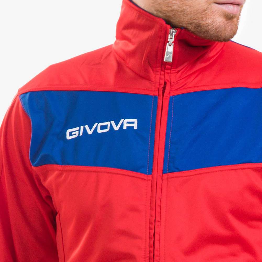 Givova Tuta Visa Trainingsanzug blau/rot