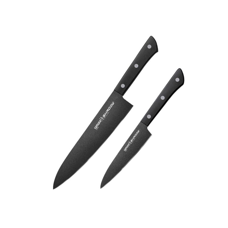 Samura Shadow Messerset, 2 Stück (Kochmesser - Gemüsemesser)