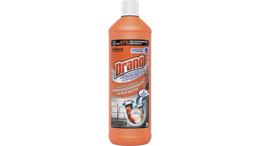 Drano Küchen-Gel Rohrfrei Abflussreiniger 1 l