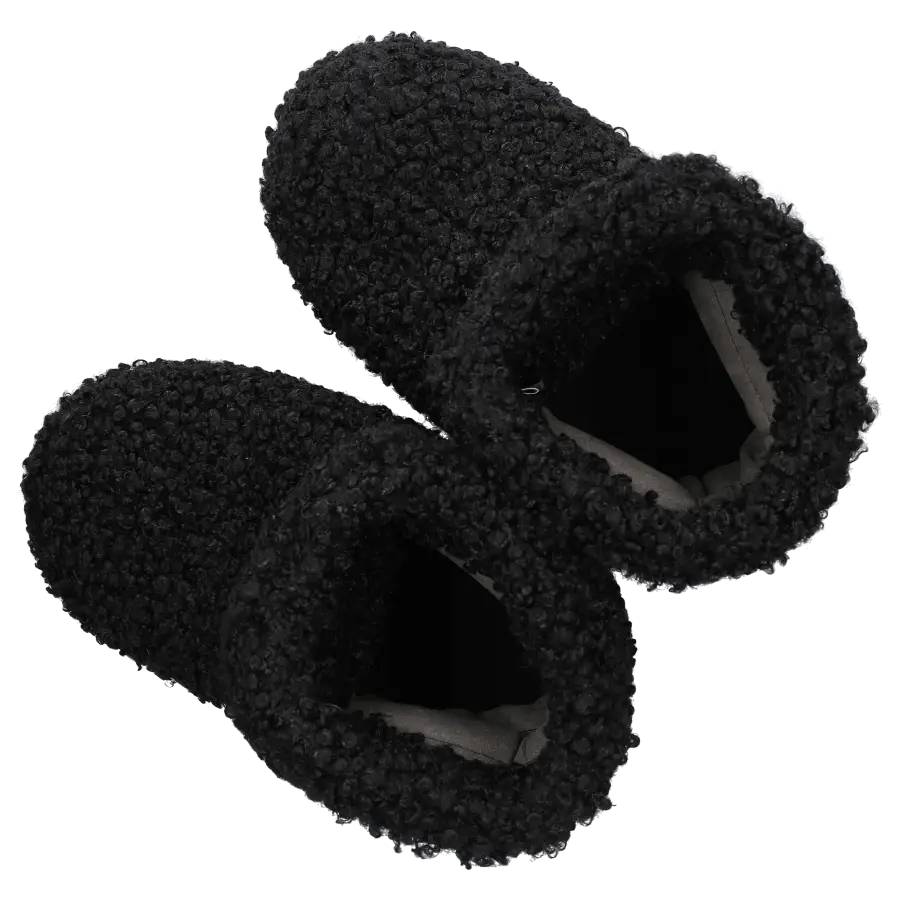 MOON BOOT - Snowboots ICON LOW Kunstfell - schwarz