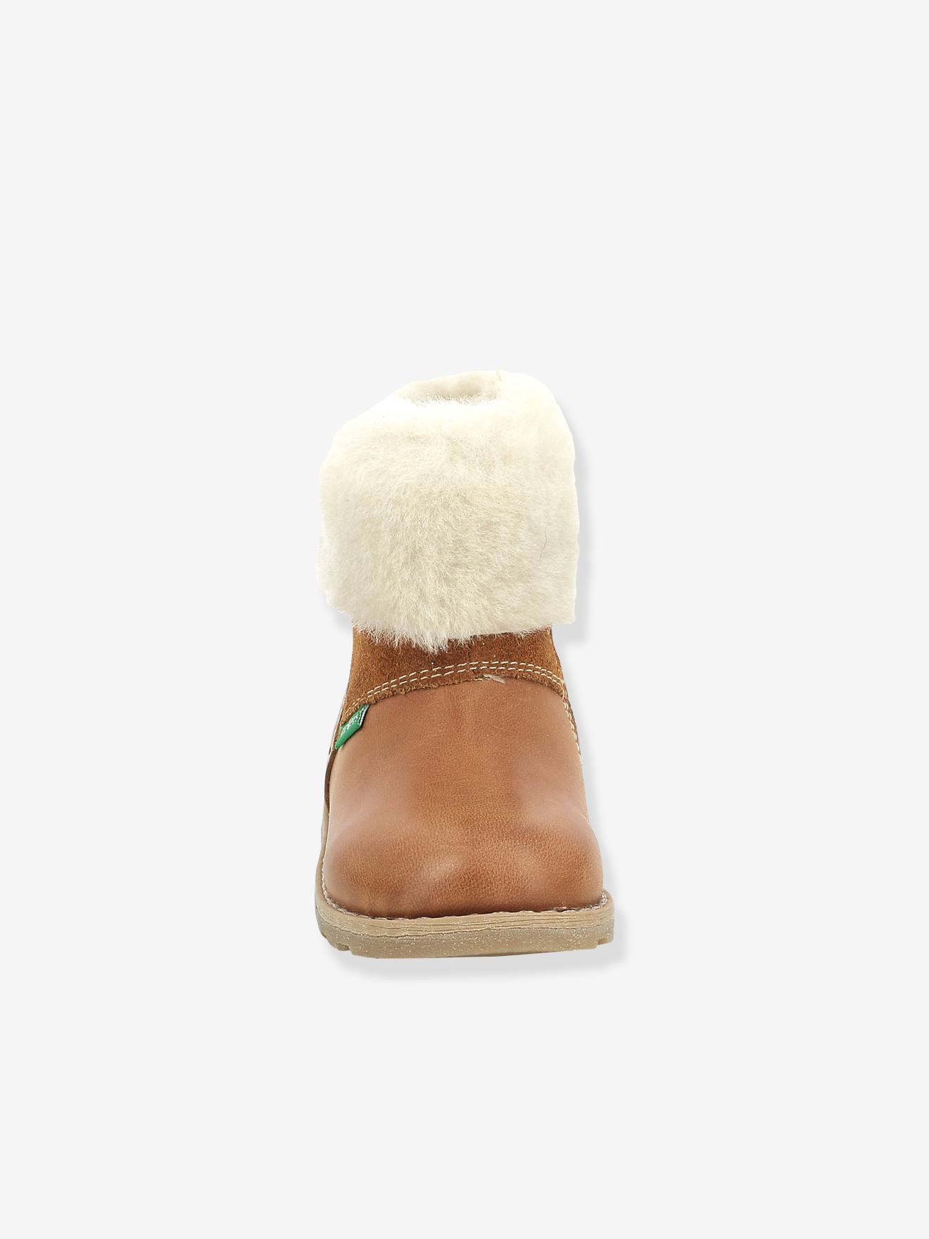Kickers Mädchen Baby Lauflern-Boots NONOFUR KICKERS - karamell