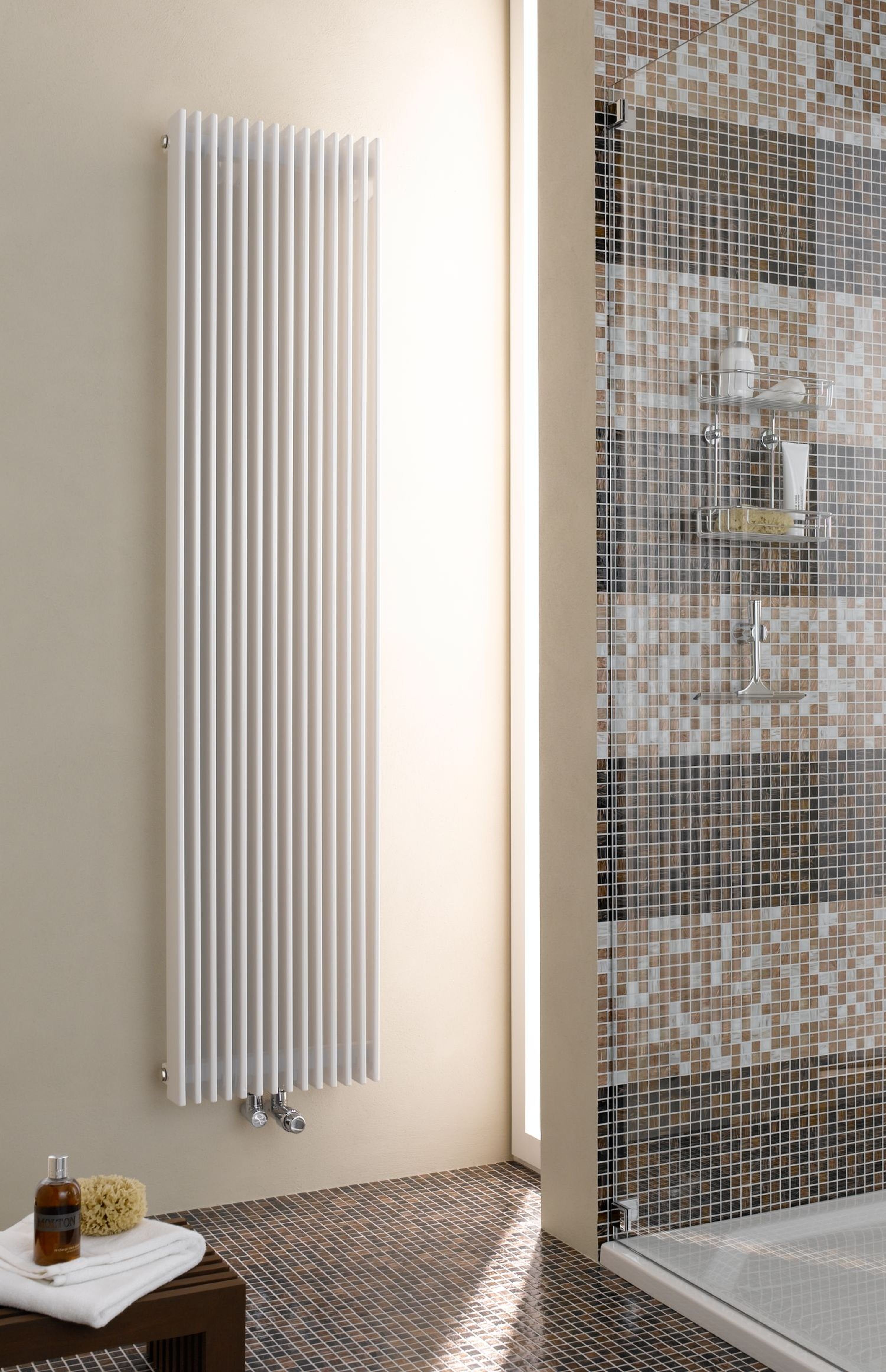 Mosani Bodenfliese Glasmosaik Mosaikfliesen weiß braun bronze Duschrückwand