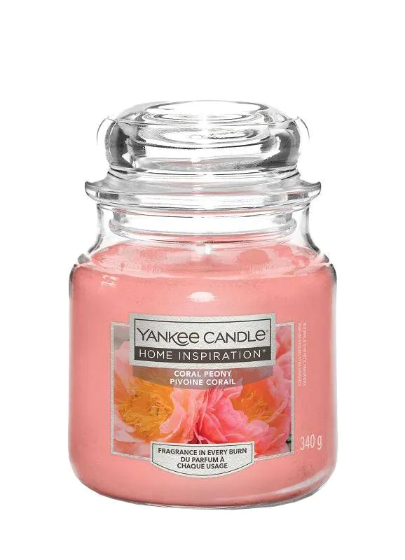 „Yankee Candle Home Inspiration“ kvapioji žvakė „Coral Peony“