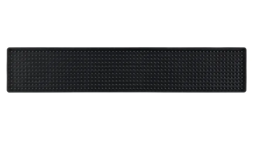 WENKO Abtropfmatte Slim 42cm Schwarz
