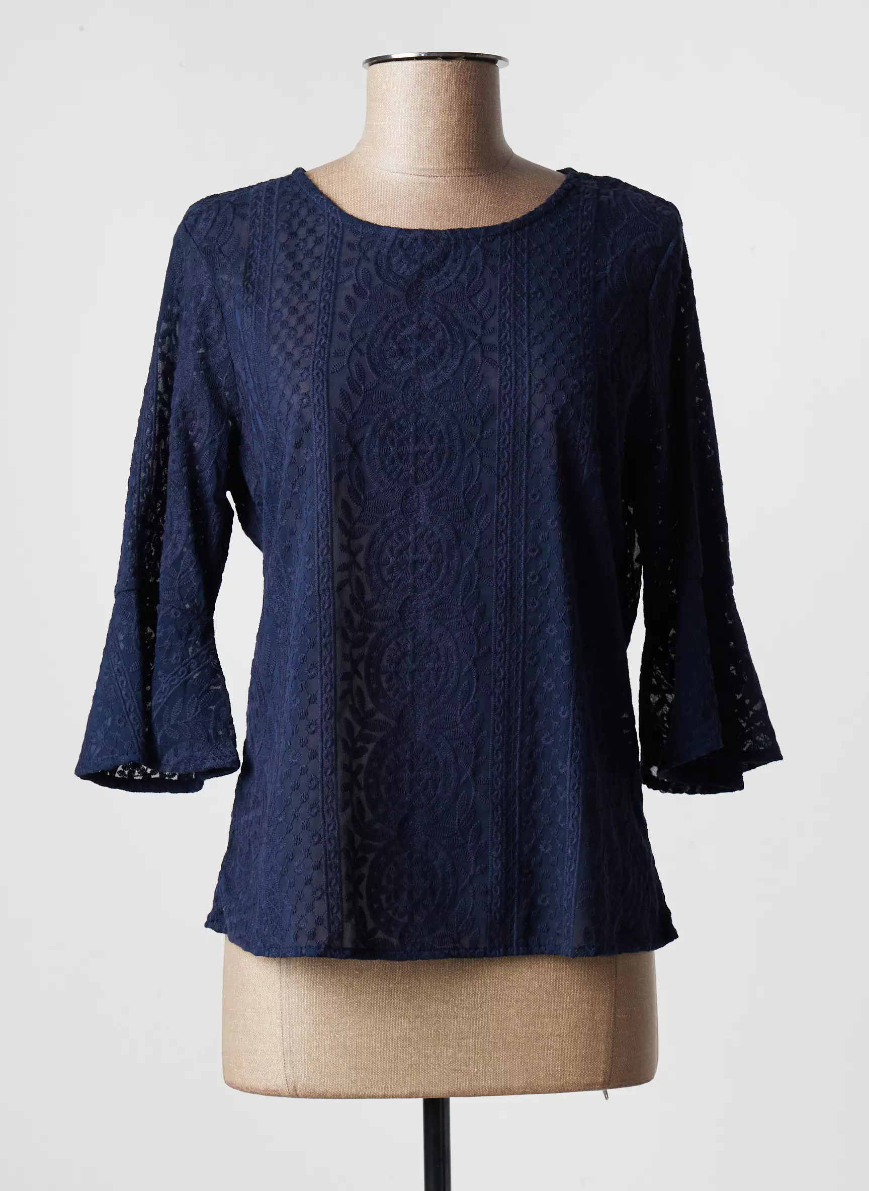 Christine Laure Tops Femme couleur bleu