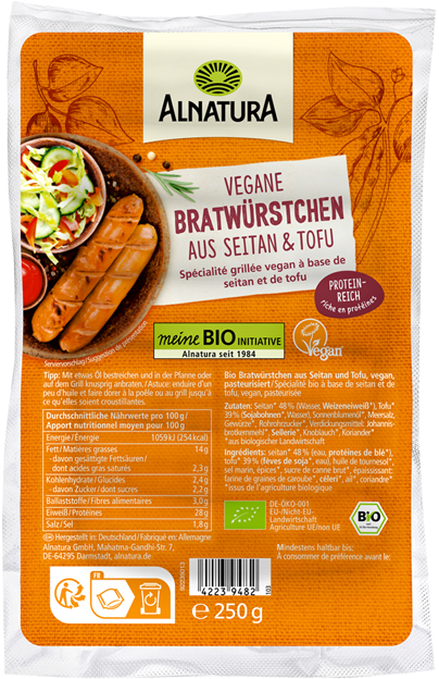 Alnatura Bio Bratwürstchen vegan
