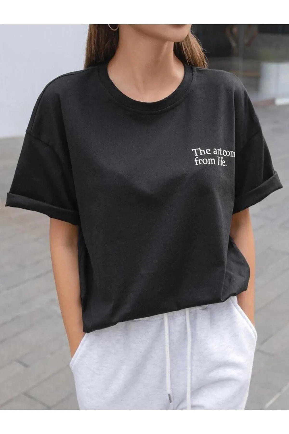 MOONBULL  T-Shirt - Schwarz - Oversized