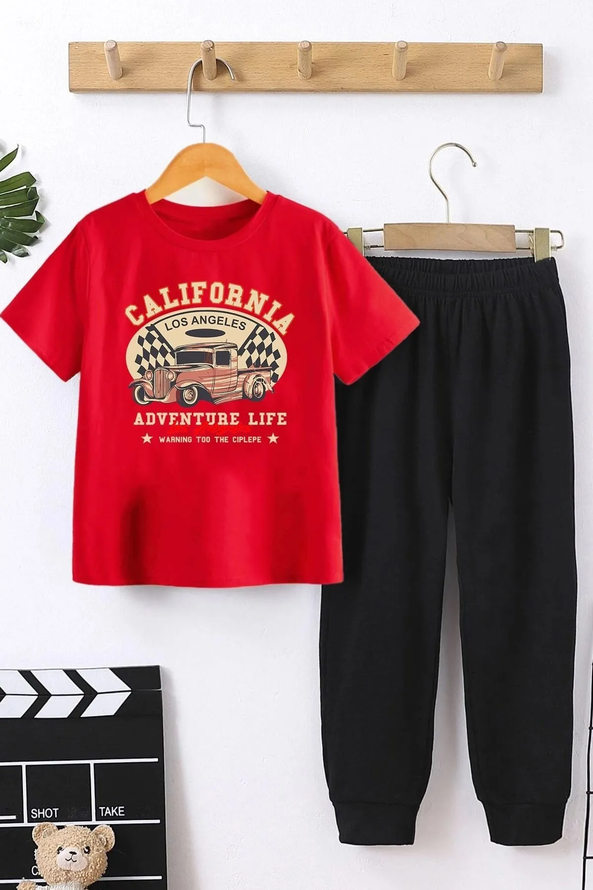 uyguntarz  California Bottom – Top-Trainingsanzug-Set für Kinder