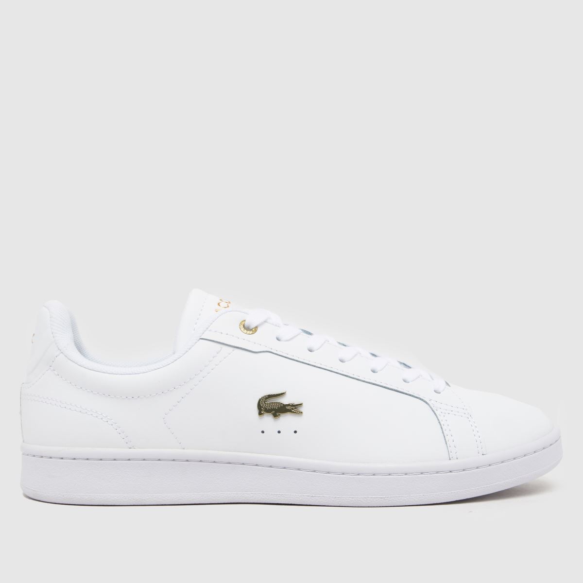 Lacoste Carnaby Pro sportcipők fehér és arany színben