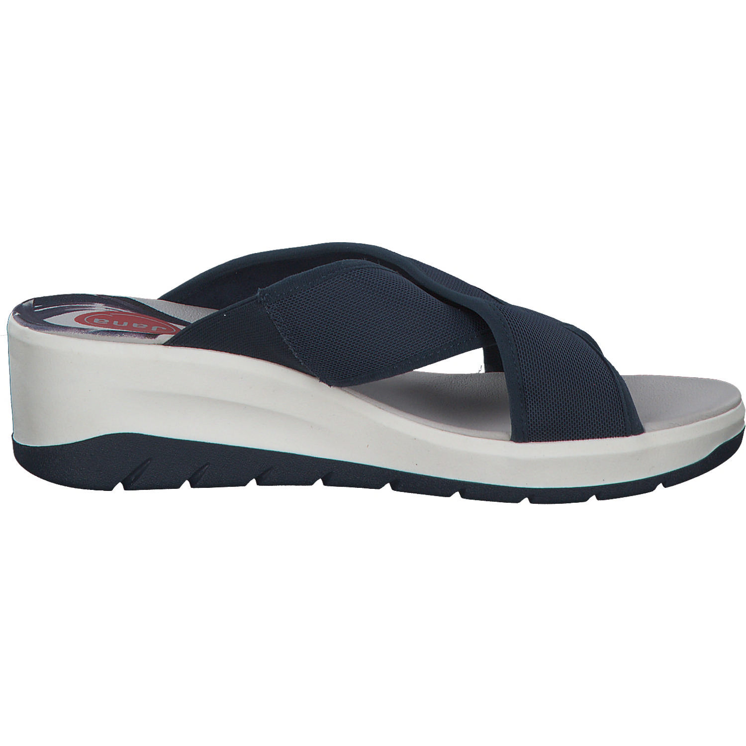 Jana Shoes 27260, Plateau-Pantoletten, Damen, navy