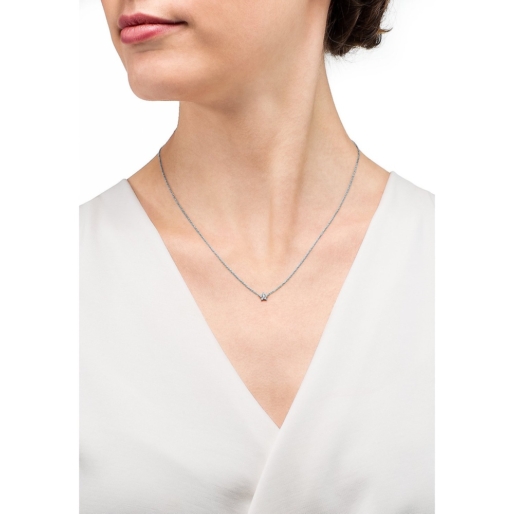 Valeria Chaînette 375 Or blanc collier