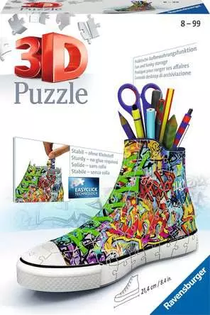 3D Puzzle Sneaker Graffiti