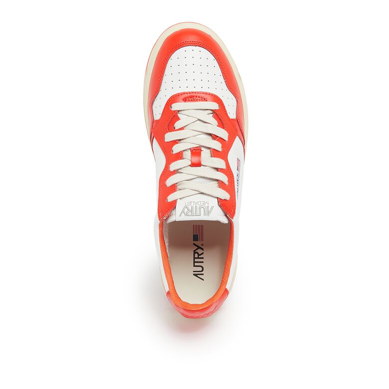 Autry Medalist Low Man leat/leat tangerine