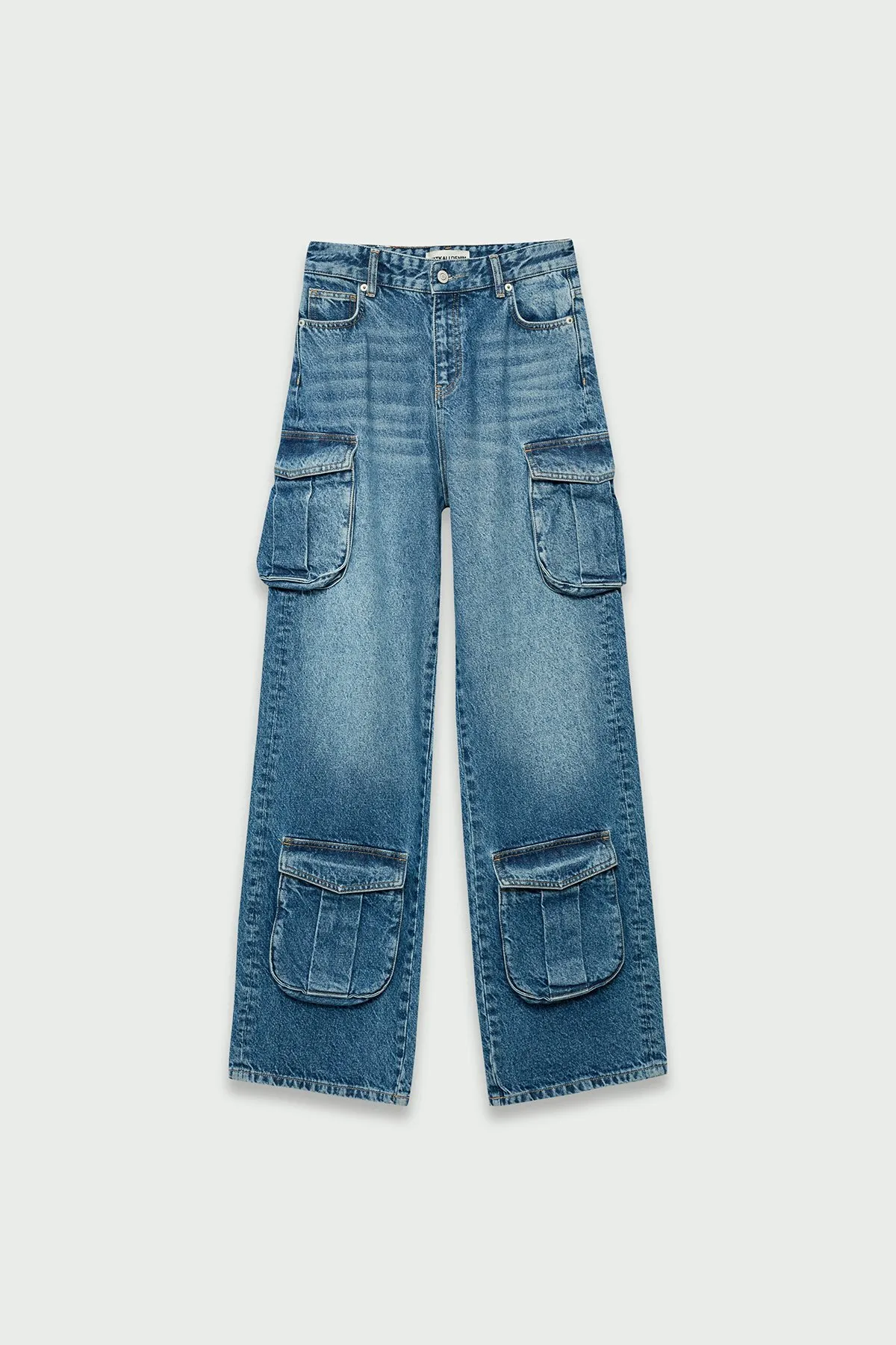 VATKALI  Cargo-Jeans mit hoher Taille – Premium-Kollektion