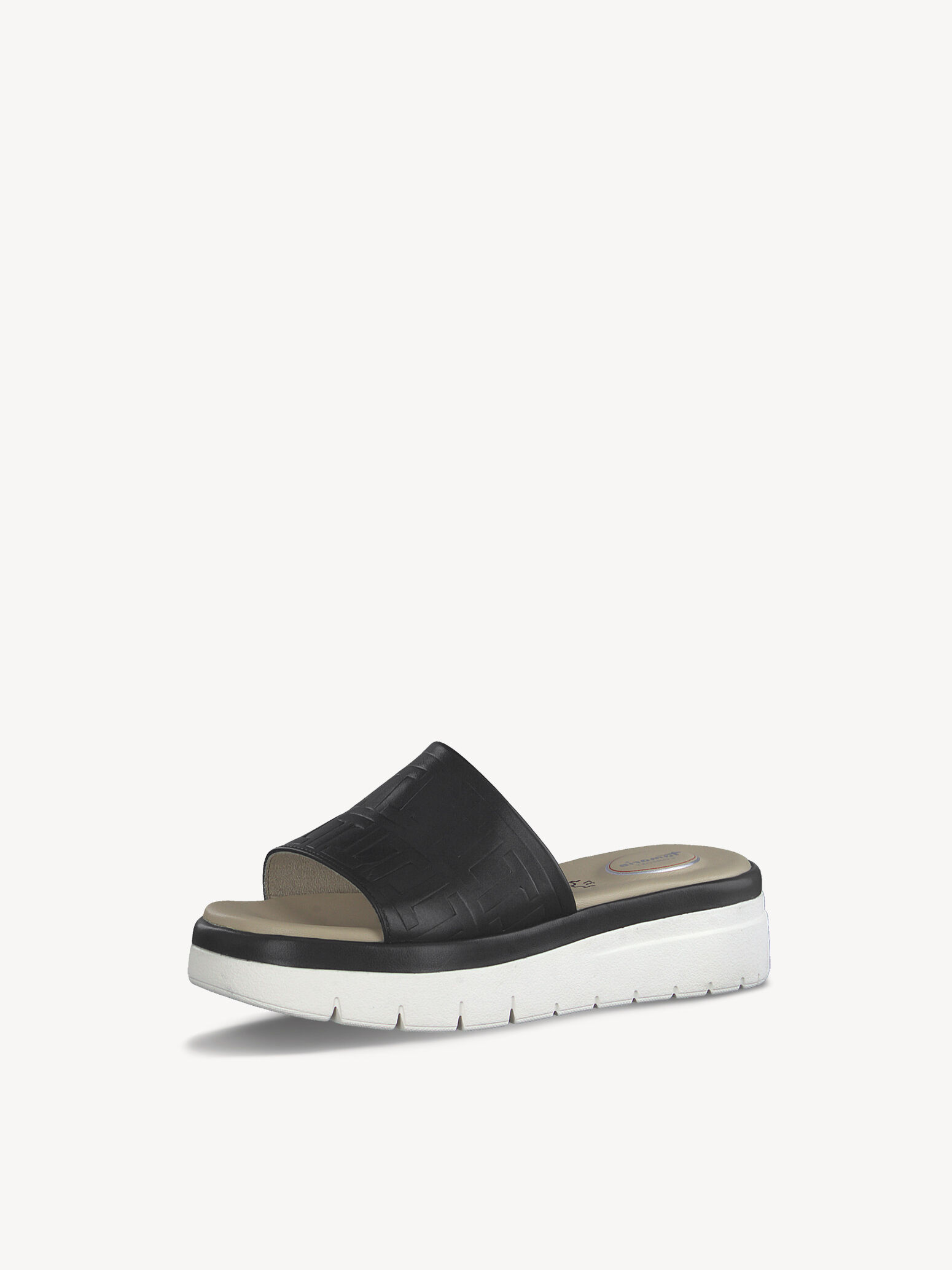 Mule en cuir - noir