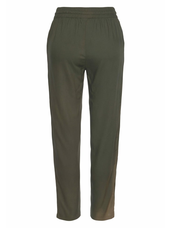 LASCANA Schlupfhose in khaki günstig kaufen